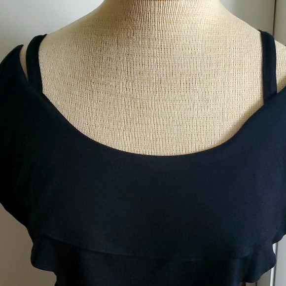 Easy Summer On//Off Cold Shoulder Strap Dress - Picture 2 of 6